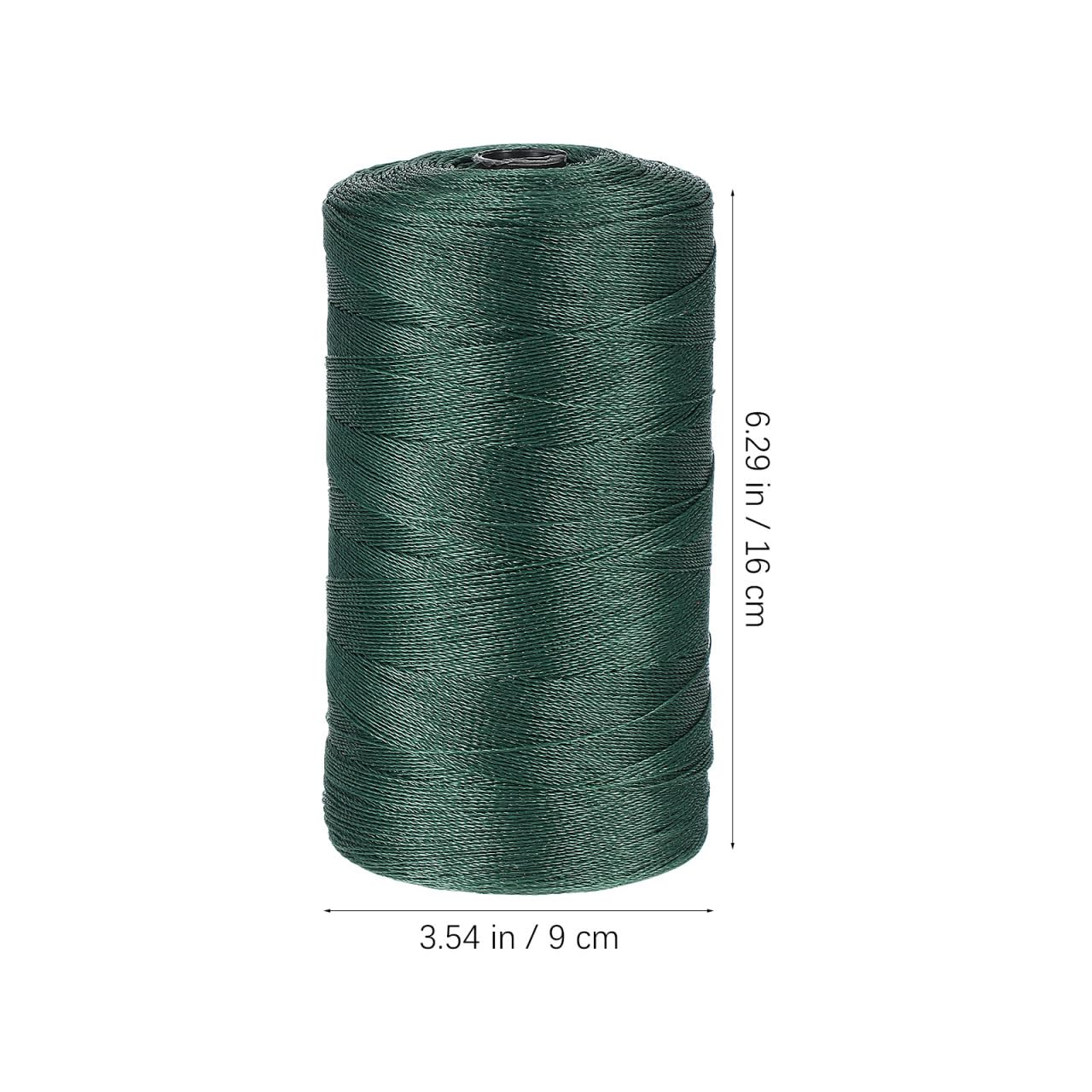 Garneck 1 rouleau de fil de réparation pour filets de pêche, fil de pêche en nylon tressé, 20 lb