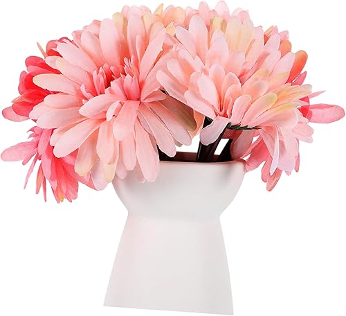 Miniatura 3 de NOLITOY 21 Pcs Silk Bundle Flower European- Style Fake Flowers Flores Artificiales para Daisy Decor Gerbera Daisy Stem House Plants Artificial Desk