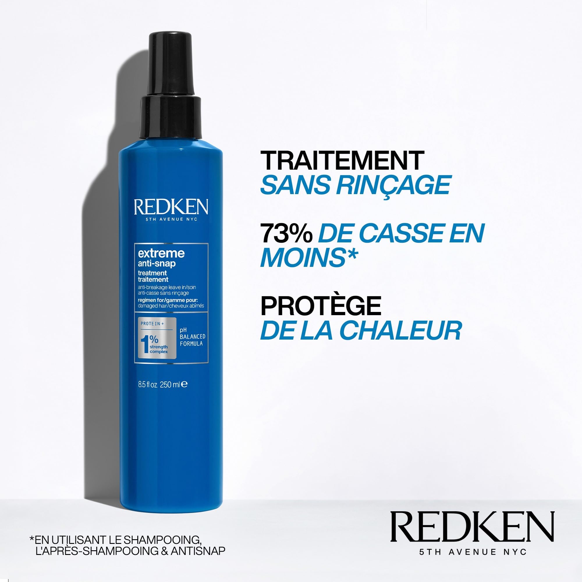 REDKEN - Coffret Cadeau Routine Fortifiante - Cheveux Cassants et Abîmés - Renforce et Restaure en Profondeur - Riche en Protéines - Extrême