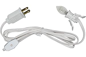 Dickens Village Replacement Light Cord with Clear Bulb