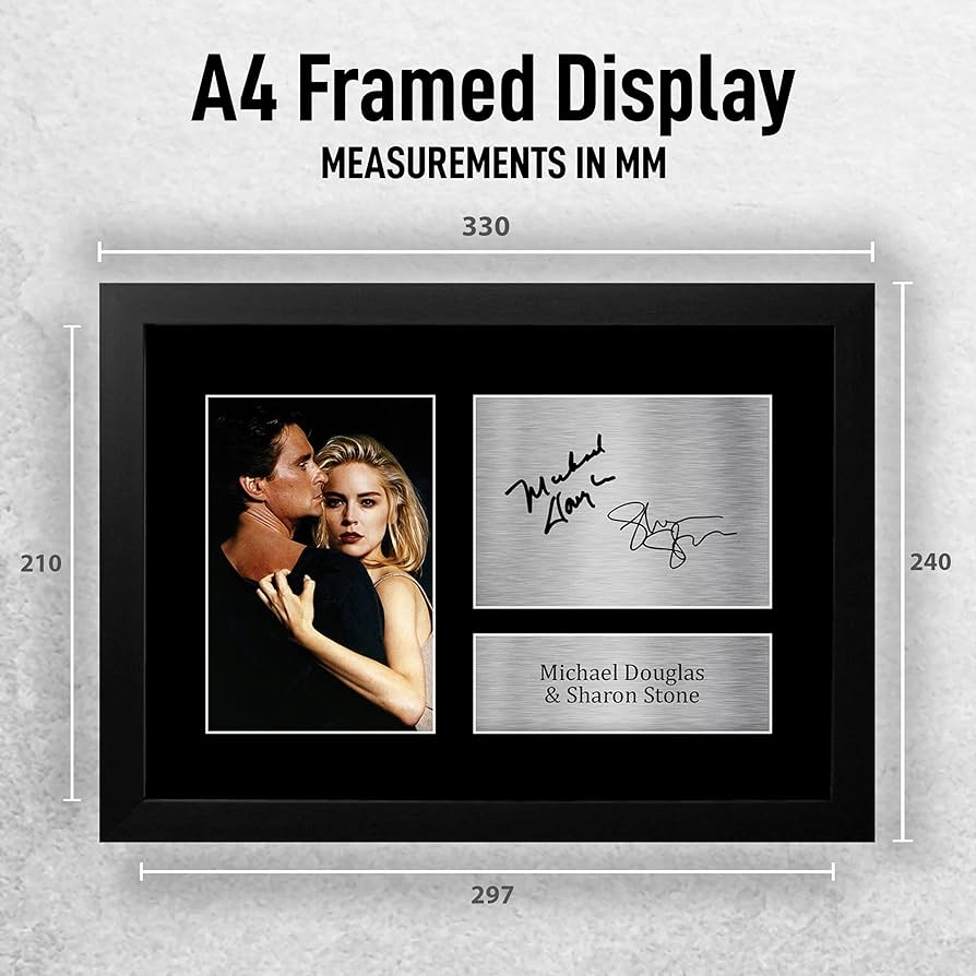 Amazon.co.jp: HWC Trading FR A4 マイケル・ダグラス&シャロン