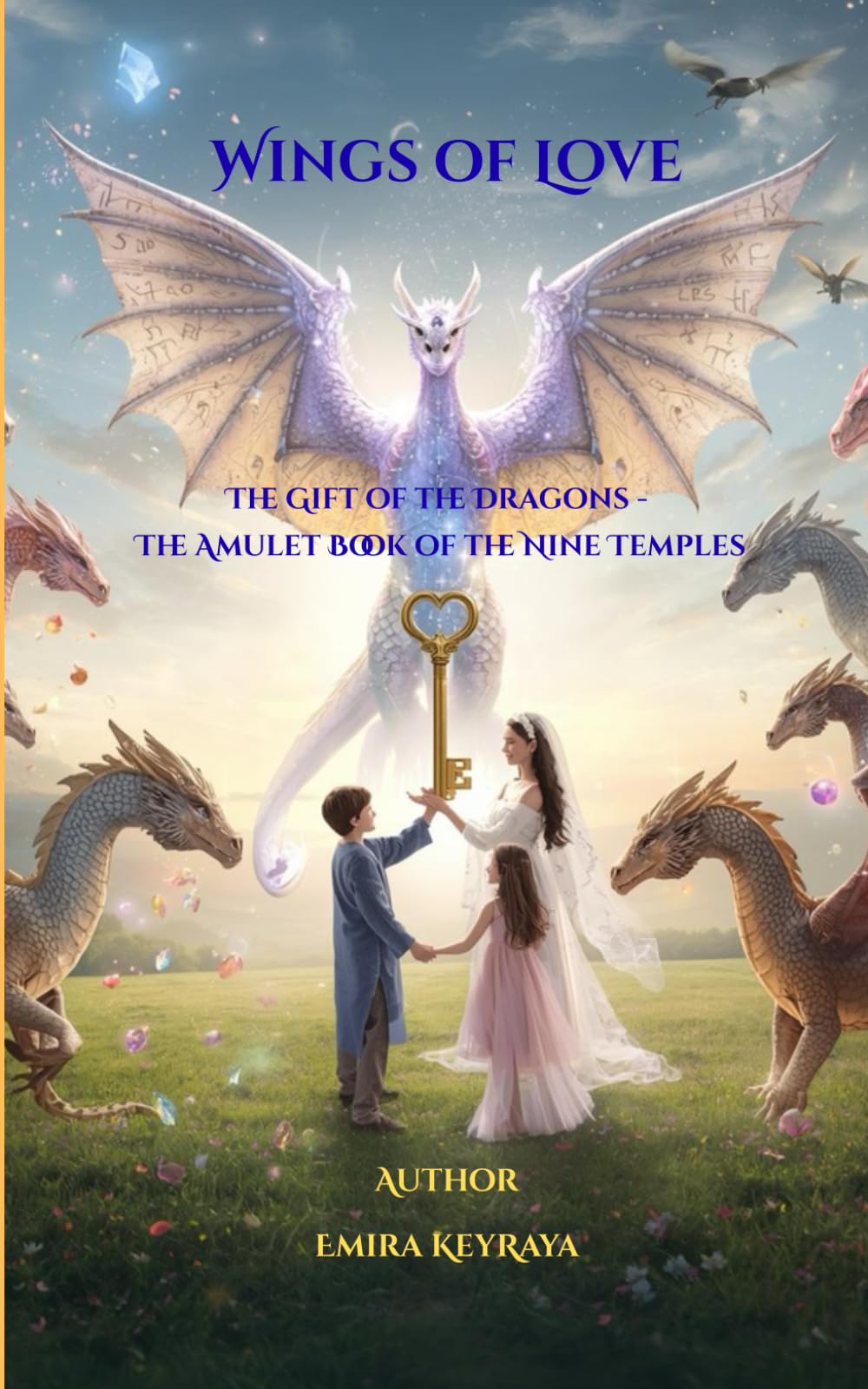 The Gift of the Dragons - The Amulet Book of the Nine Temples: A gentle companion of nine affirmations, inspired by the sacred dragon temples and ... the child within every adult. (Wings of Love)