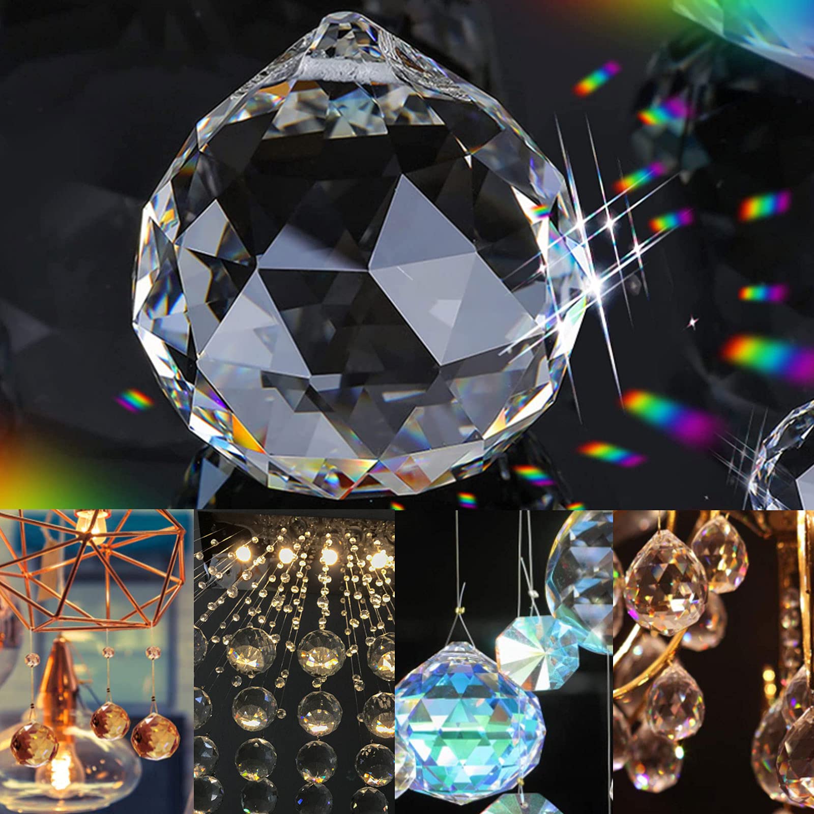 H&D HYALINE & DORA Lot de 24 pendentifs à Suspendre en Forme de Larme