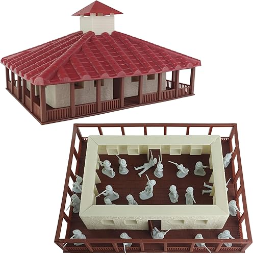 Miniatura 7 de BMC San Juan Hill Rough Riders - Juego de plástico para hombres del ejército en caja, 102 piezas