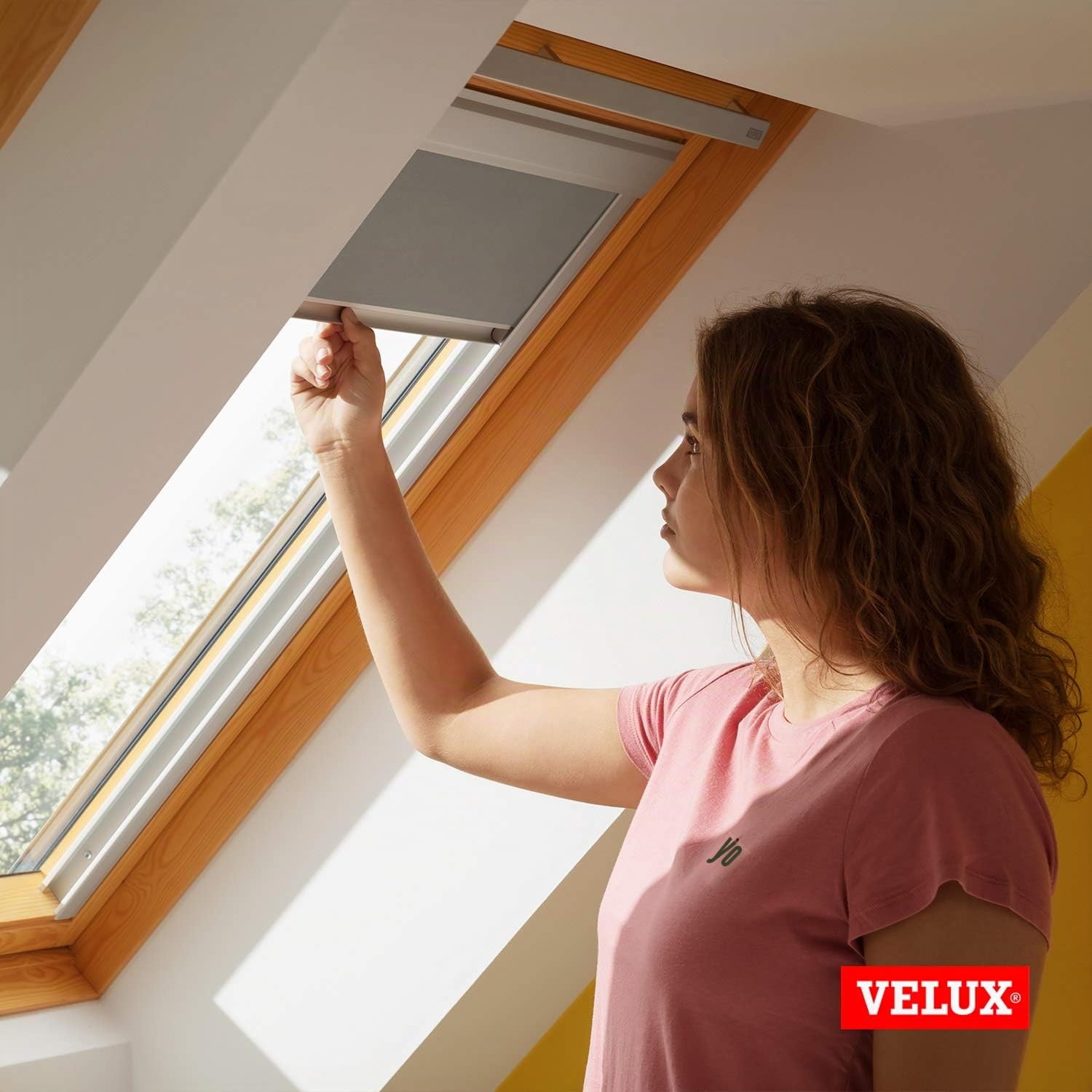 VELUX Cortina de oscurecimiento de sustitución, M08, Gris | Posicionamiento sin escalonamientos, instalación rápida, oscurecimiento total