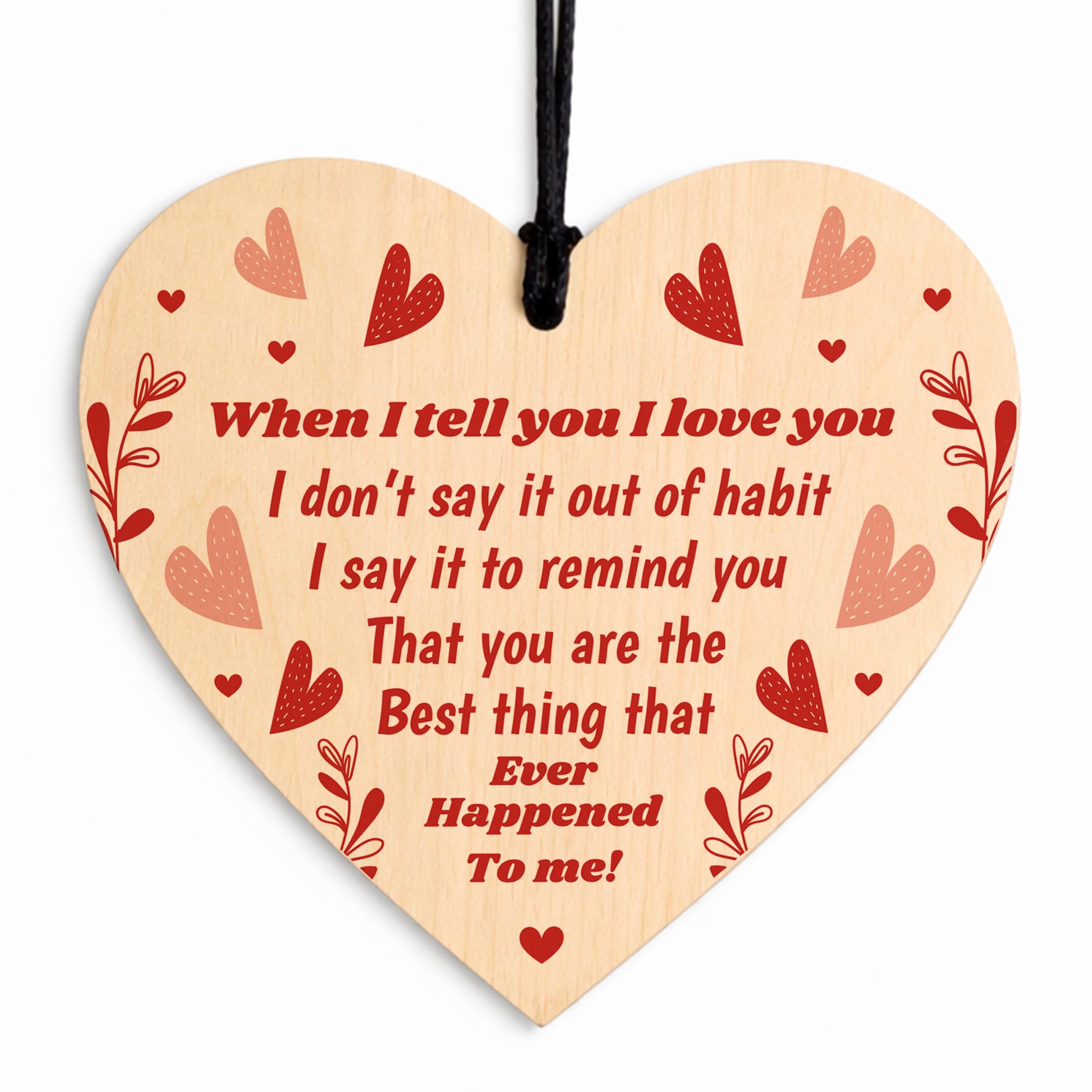 Gift For Anniversary, Valentines Day, I Love You, Couple Gift, For Partner, Wooden Heart, Boyfriend Husband Girlfriend Wife Gifts