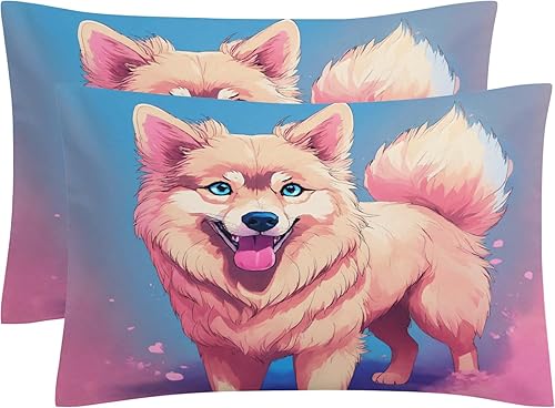 Miniatura 6 de OmErsa Wolf Duvet Cover Twin Size Set, Animal Forest Bedding Bedroom Decor, Comforter Cover & 2 Pillowcases 3 Pieces, Home Collection Quilt Cover