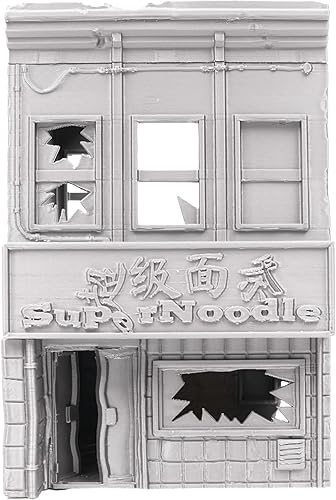 Miniatura 3 de Tabletop Terrain Tienda de fideos arruinados por Corvus Terrain Compatible con MCP 1.260 in