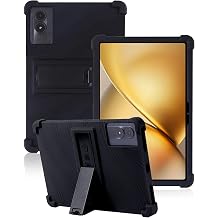 Silicone Tablet Case for VekfulPC T50 11 inch with Full Coverage, Shockproof, Anti-scratch, Adjustable Stand, and Soft Silicone Cover,Black