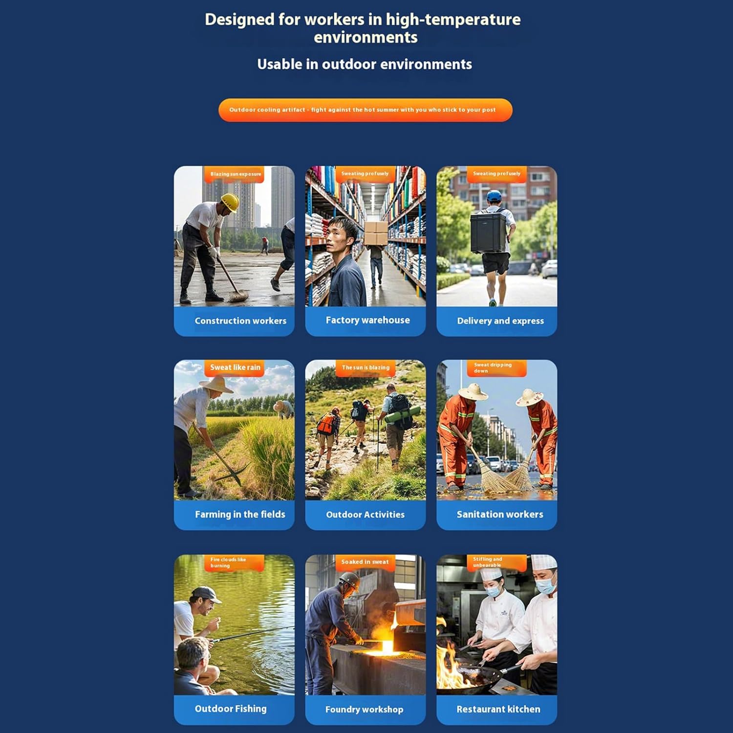 Waist Fan Adjustable Lightweight Breathable Cooling Gadget Portable Multifunctional for Traveling Fishing Outdoor Portable Wearable Cooling Fan