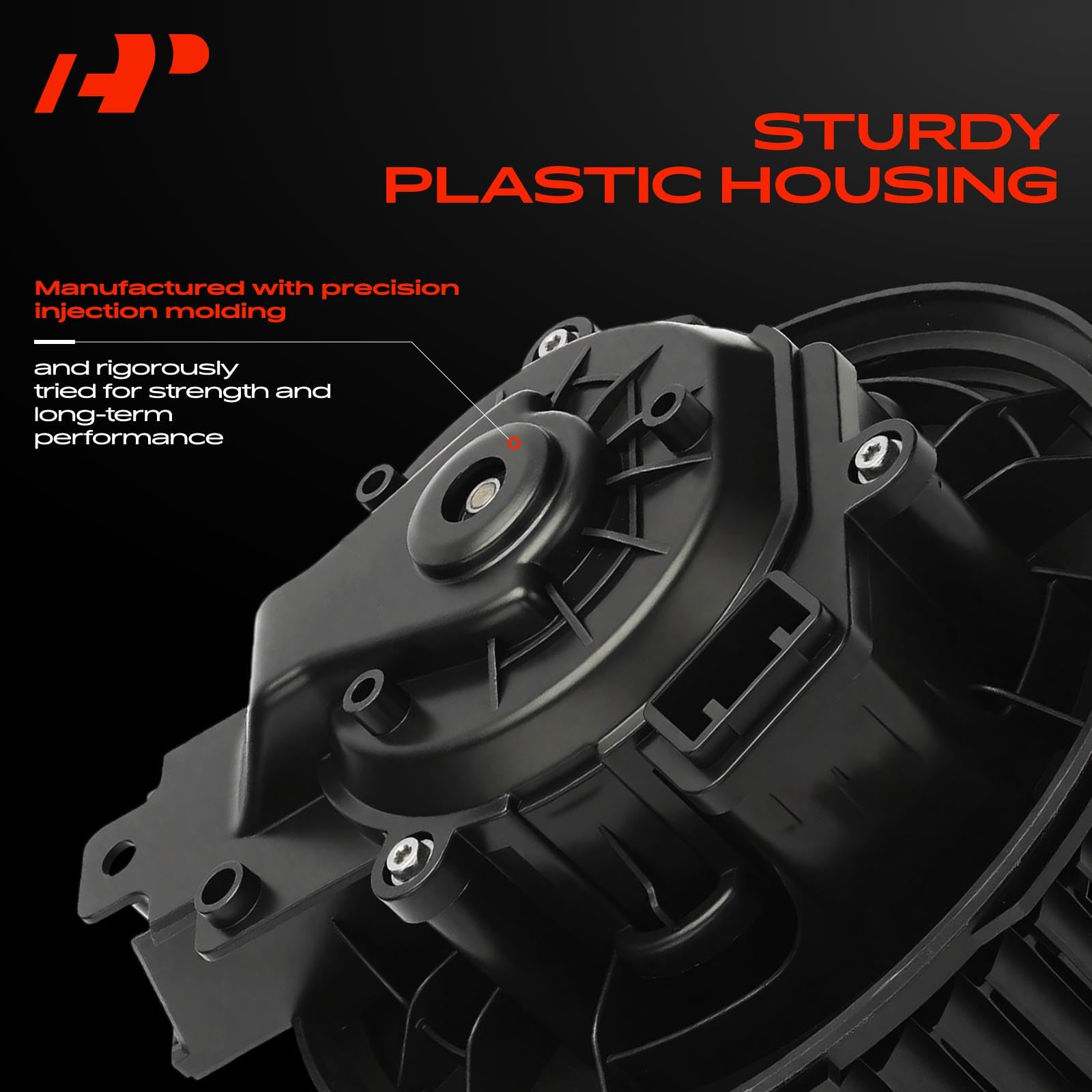 A-Premium Motor de ventilador delantero HVAC con jaula de ventilador compatible con vehículos Ford y Lincoln - Explorer, Flex, Taurus, Police Interceptor Sedan, MKS 2012-2016, MKT 2012-2019