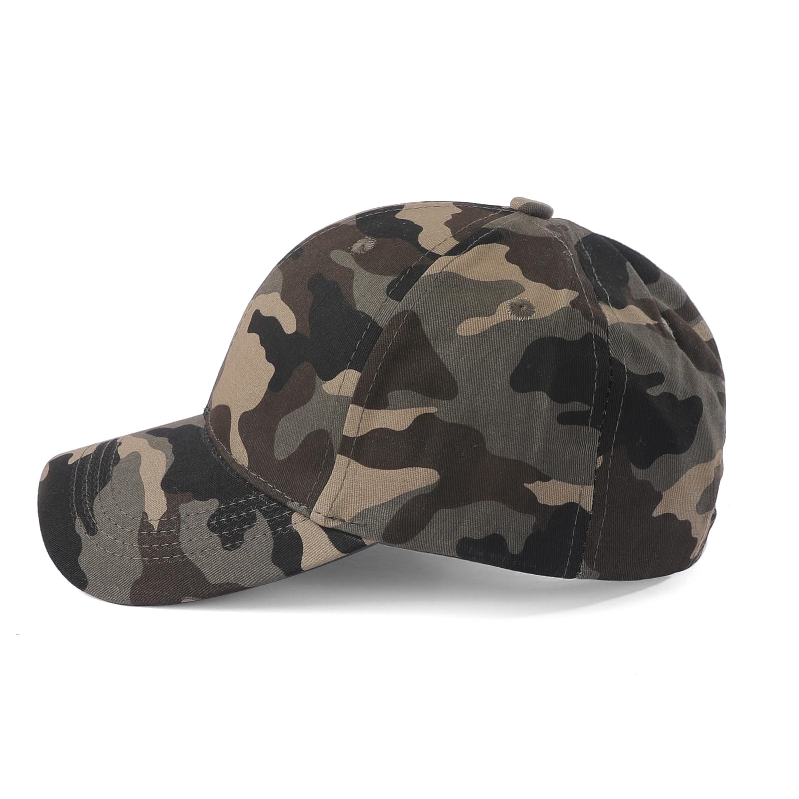Cappello Baseball Uomo Mimetico – Berretto Sportivo Regolabile in Cotone – Cappellino Casual per Outdoor, Escursionismo, Pesca, Caccia, Primavera Estate