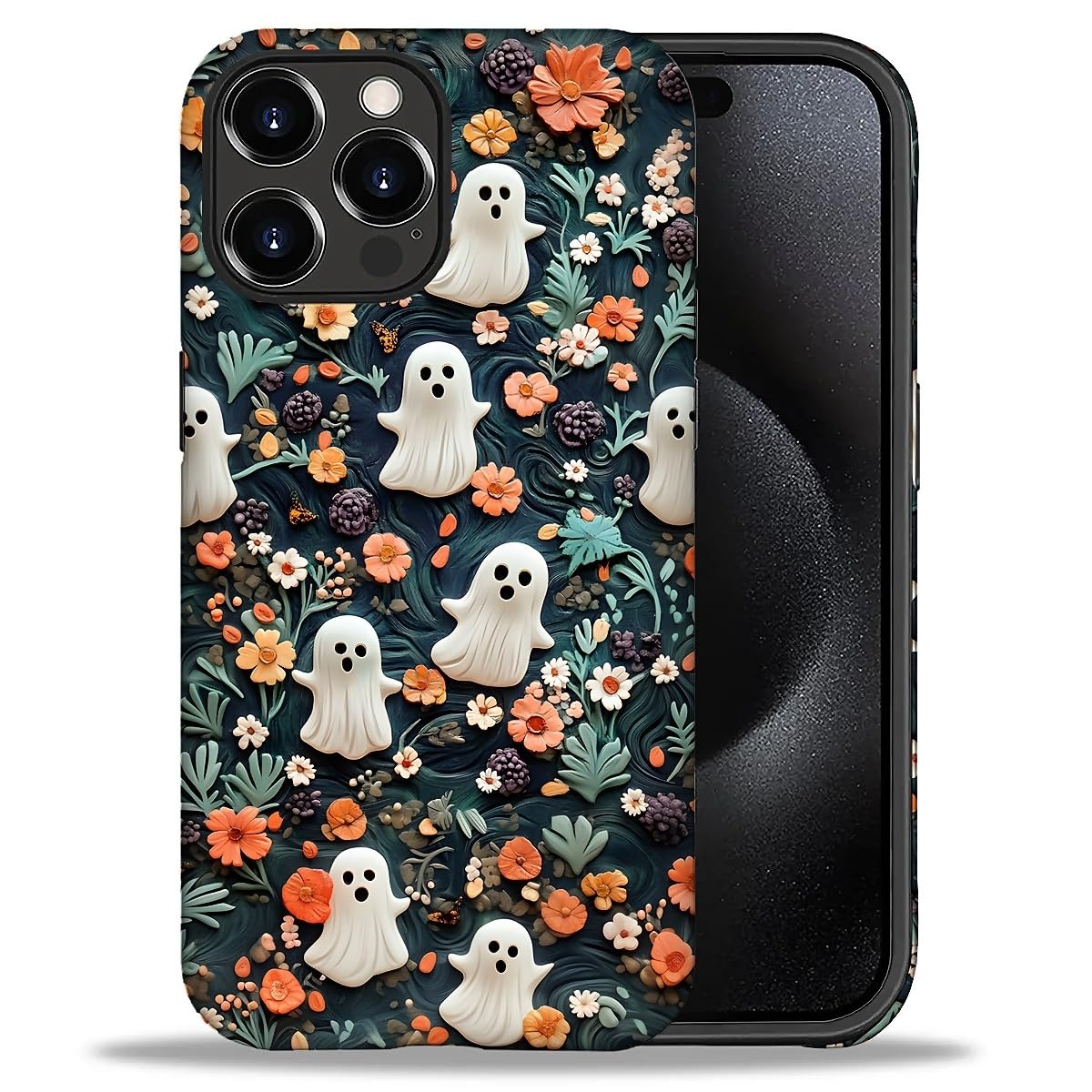 Coque iPhone 16 Pro Max fleurs pour look automne - 8