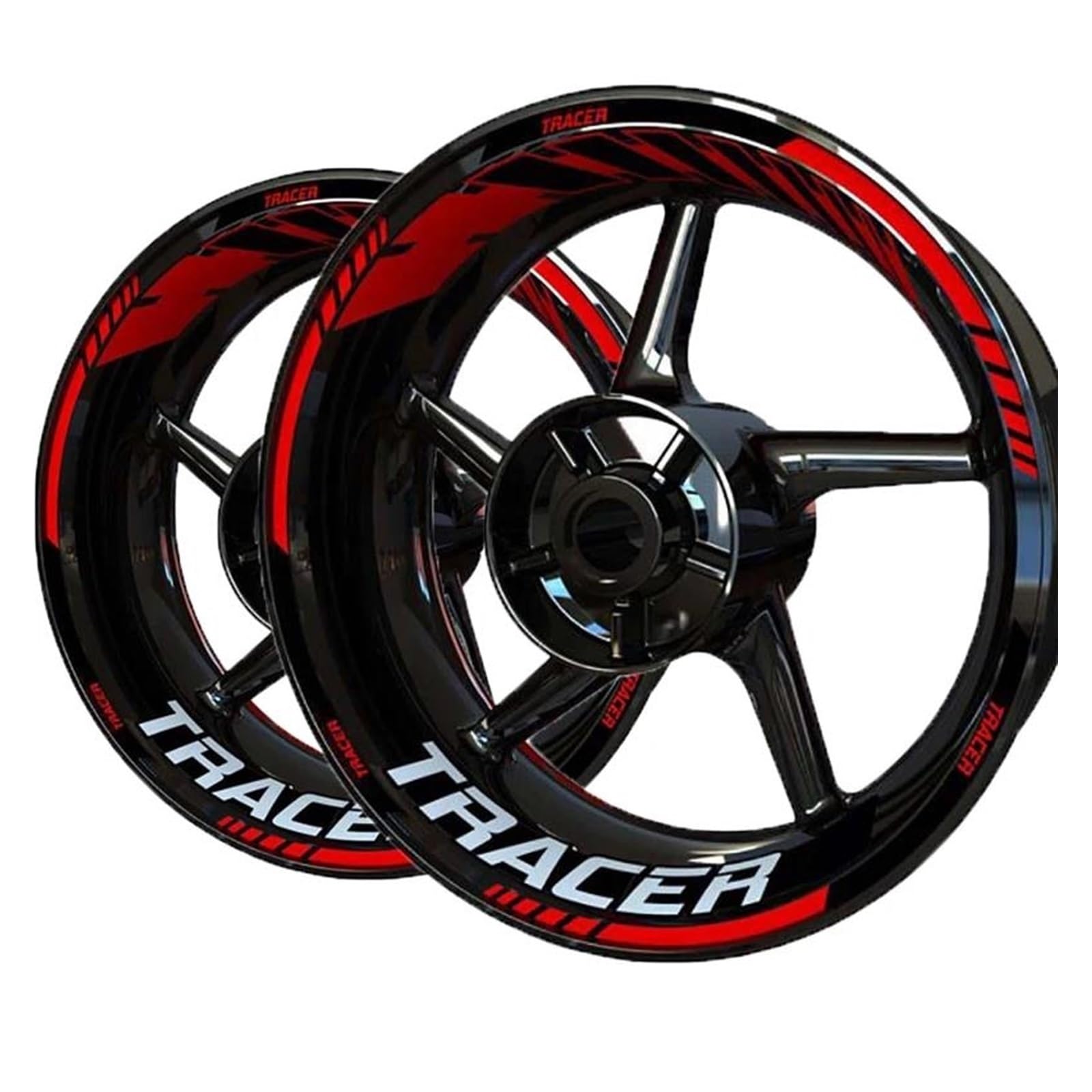Motorcycle Reflective Wheel Stripe Sticker Set Waterproof Rim Decals for Yamaha for Tracer 9 Gt 900 700