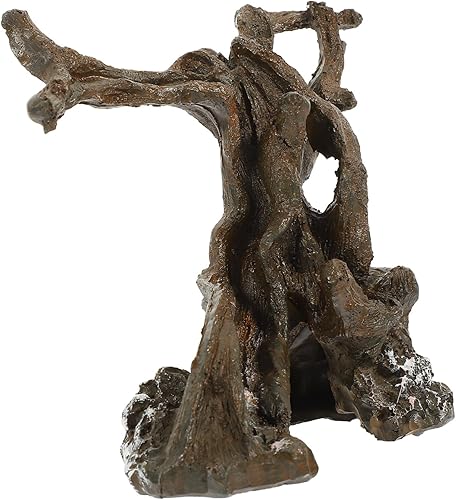 Miniatura 1 de Ipetboom Decoración de acuario, planta artificial, pecera, decoración de árboles, plantas para acuario, madera flotante, para acuario,