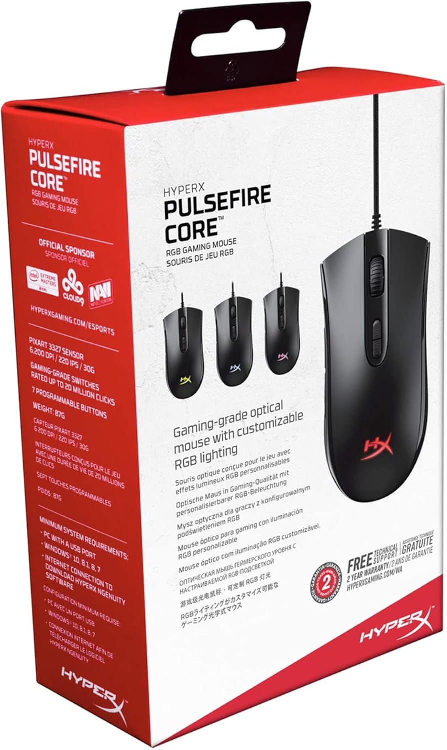 Preço Mouse Hyperx Pulsefire Core - Preto, Até 6200 Dpi Comentários, Vantagens E Desvantagens 7 71Ufqpkpuxl. Ac Sl1500