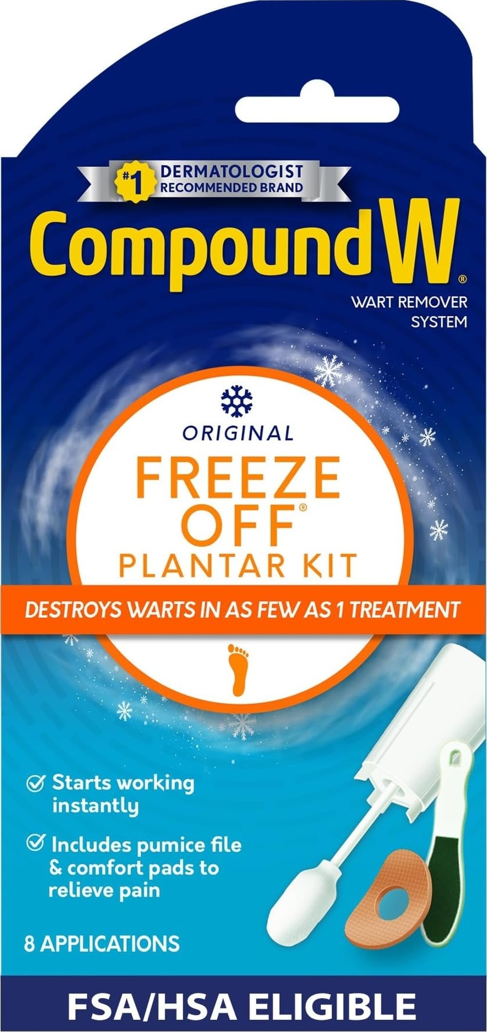Compound W Freeze Off Plantar 8 Anwendungen Kit by Compound W