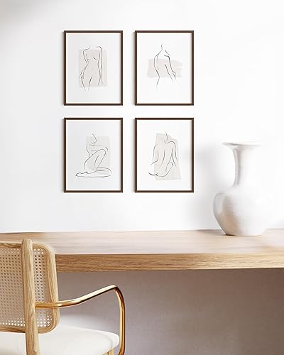 Miniatura 77 de HAUS AND HUES Marcos para póster de 24 x 36 pulgadas, juego de 3 marcos de póster de 24 x 36 pulgadas, para collage de pared, marcos de póster de 24