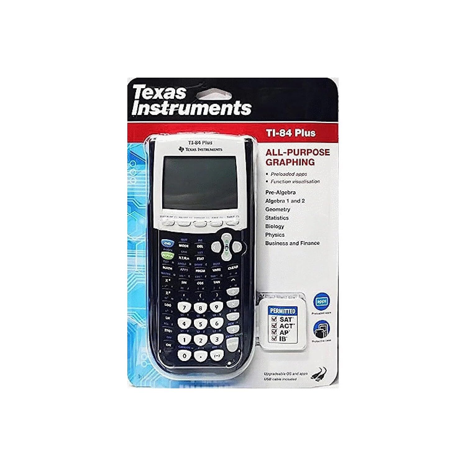 Texas Instruments 10-Pack TI-84 Plus Graphing Calculators - Yellow, Battery Powered