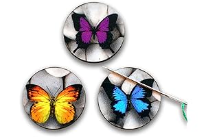 Magnetic Summer Butterflies Needle Keepers for Cross Stitch and Embroidery
