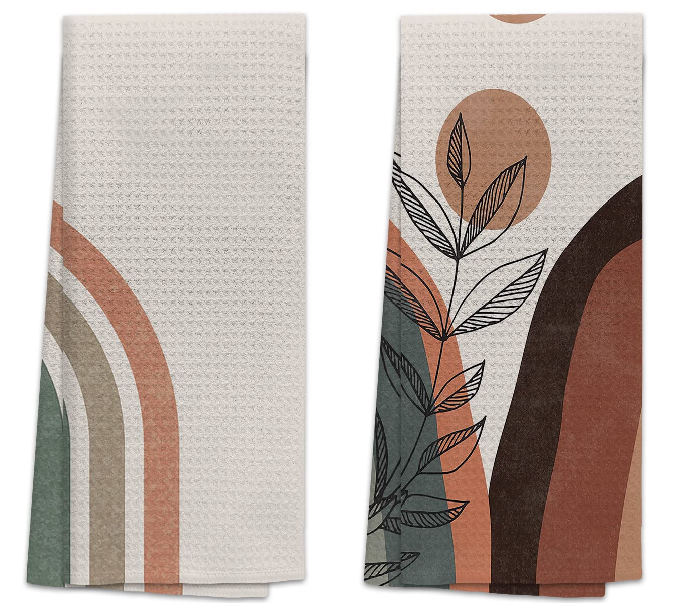 TUNW Lot De 2 Torchons Doux Et Absorbants Pour Salle De Bain