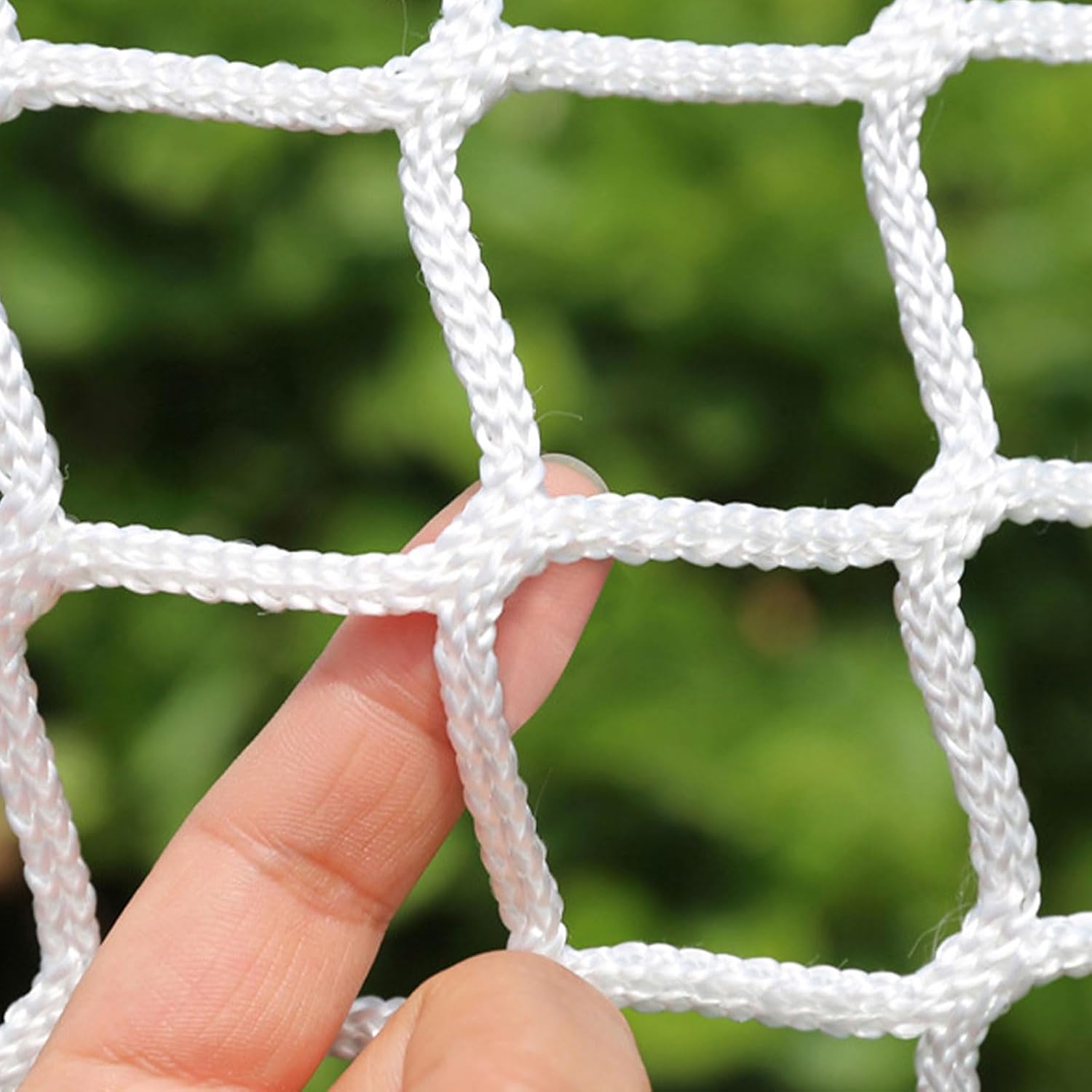 Safety Rope Net Kids Pet Stair Balcony Protection Net Baseball Softball Backstop Nets Outdoor Knotless Sports Netting(Size:1M×2M(3.3FT×6.5FT),Color:White)