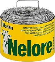 Arame Morlan Farpado Para Cerca Nelore - 250m