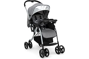 Jeep Unlimited Reversible Handle Stroller, Grey Tweed - Premium Baby Stroller with...