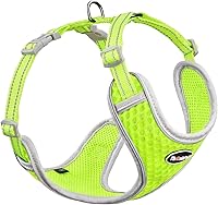 Vista 7 de ThinkPet Arnés de ventilación reflectante transpirable suave sin tirones para cachorros, chaleco de ventilación para cachorros pequeños y medianos