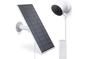 Nest Cam 5W Solar Panel - Outdoor Power for Nest Camera