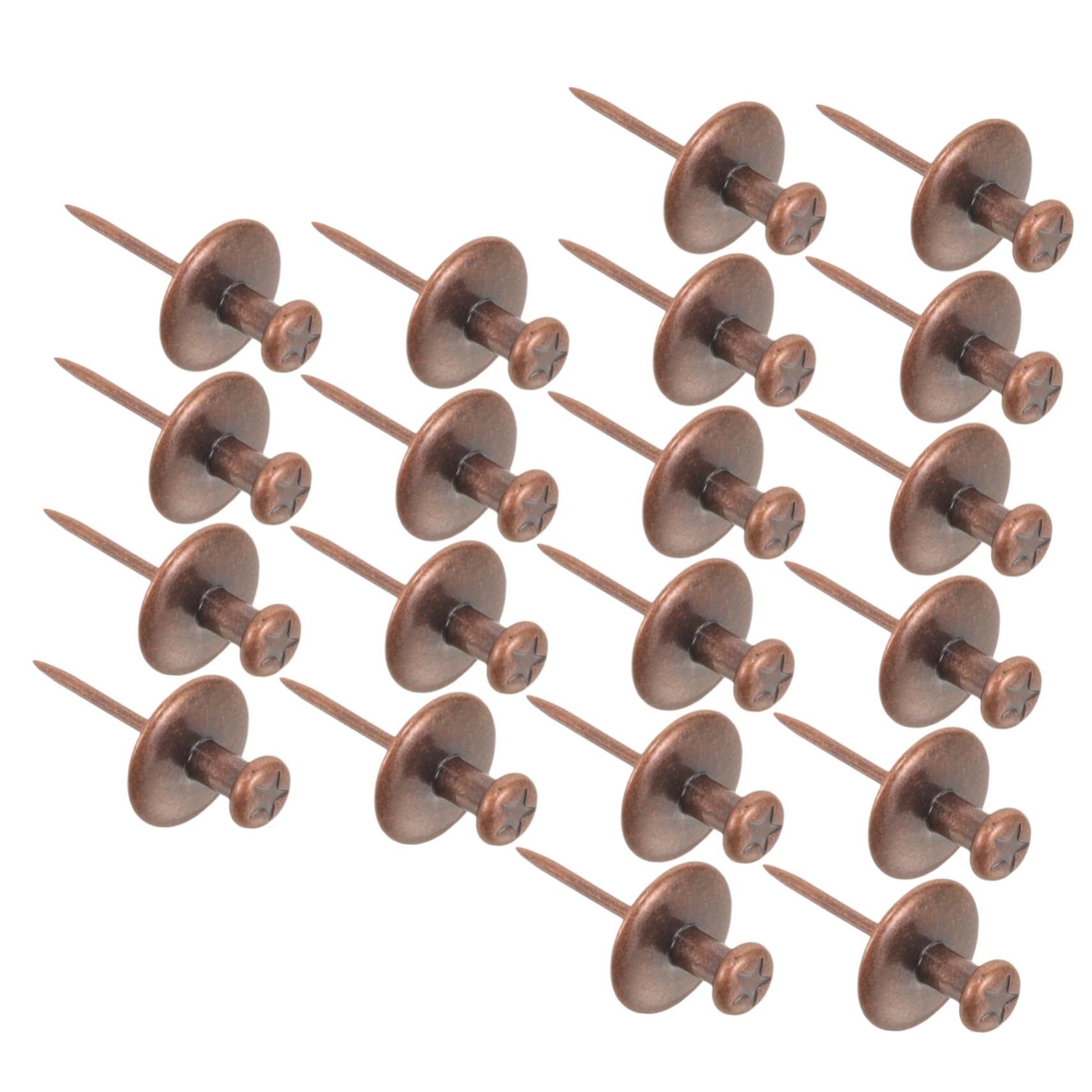 Mikikit 80pezzi Chiodi Da Muro Per Appendere Chiavi e Facili Da Installare Design Elegante Antico Per Decorazioni e Organizzazione Domestica