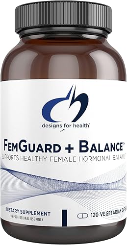 Designs for Health FemGuard Balance - Apoya el equilibrio hormonal femenino saludable metabolismo de estrógenos - Fórmula para mujer - Folato