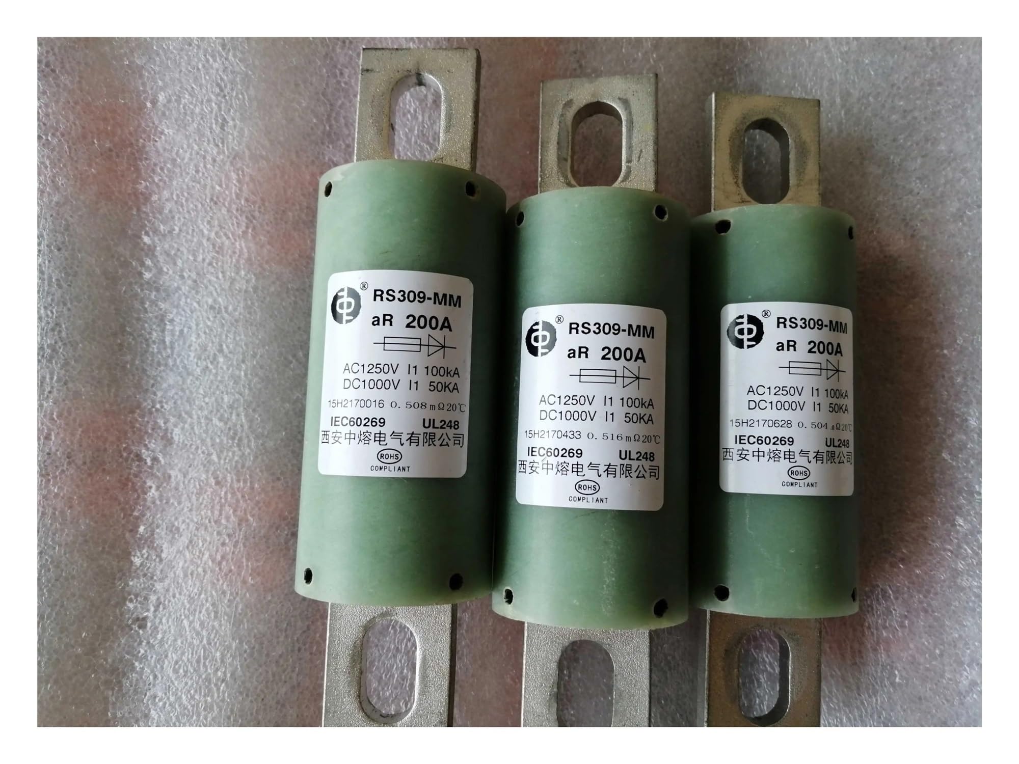 CGPOCMWGX 1pcs RS309-MM Parts 1000VDC Fuse 200A Fuse