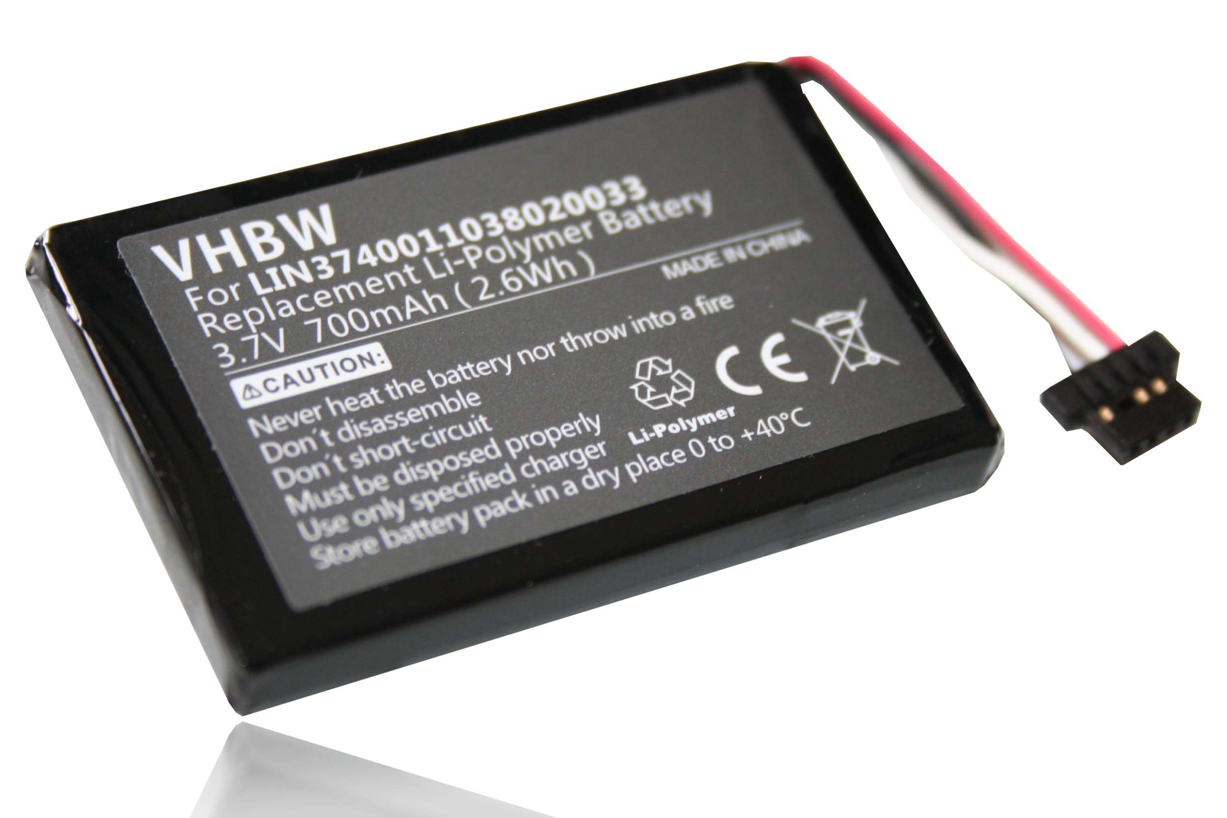 Vhbw 1x Batterie Compatible Avec Navigon 1410, 1400 GPS, Appareil De