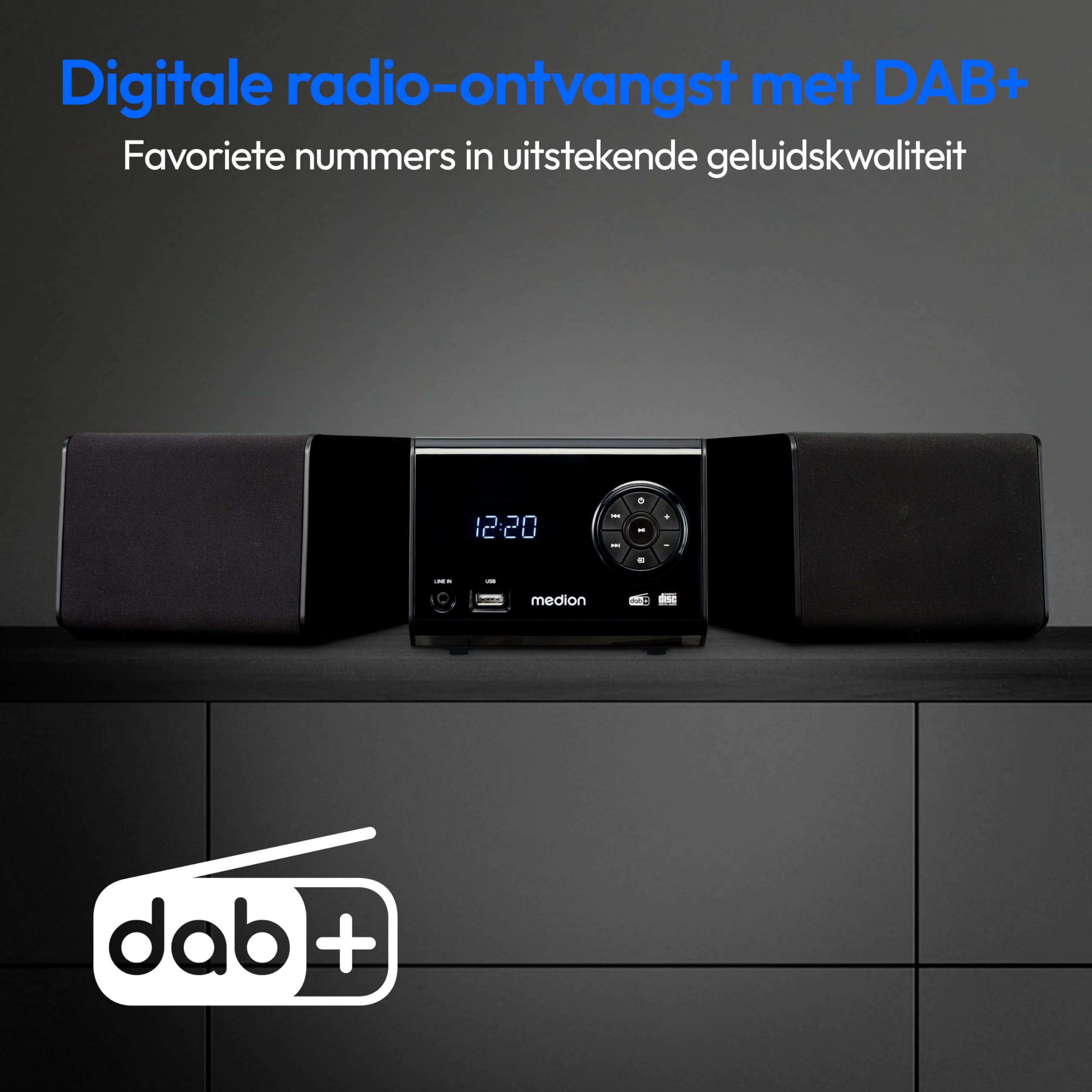 EDION E64004 icro Systèe Audio Copact (Dab , Lecteur CD. PLL F