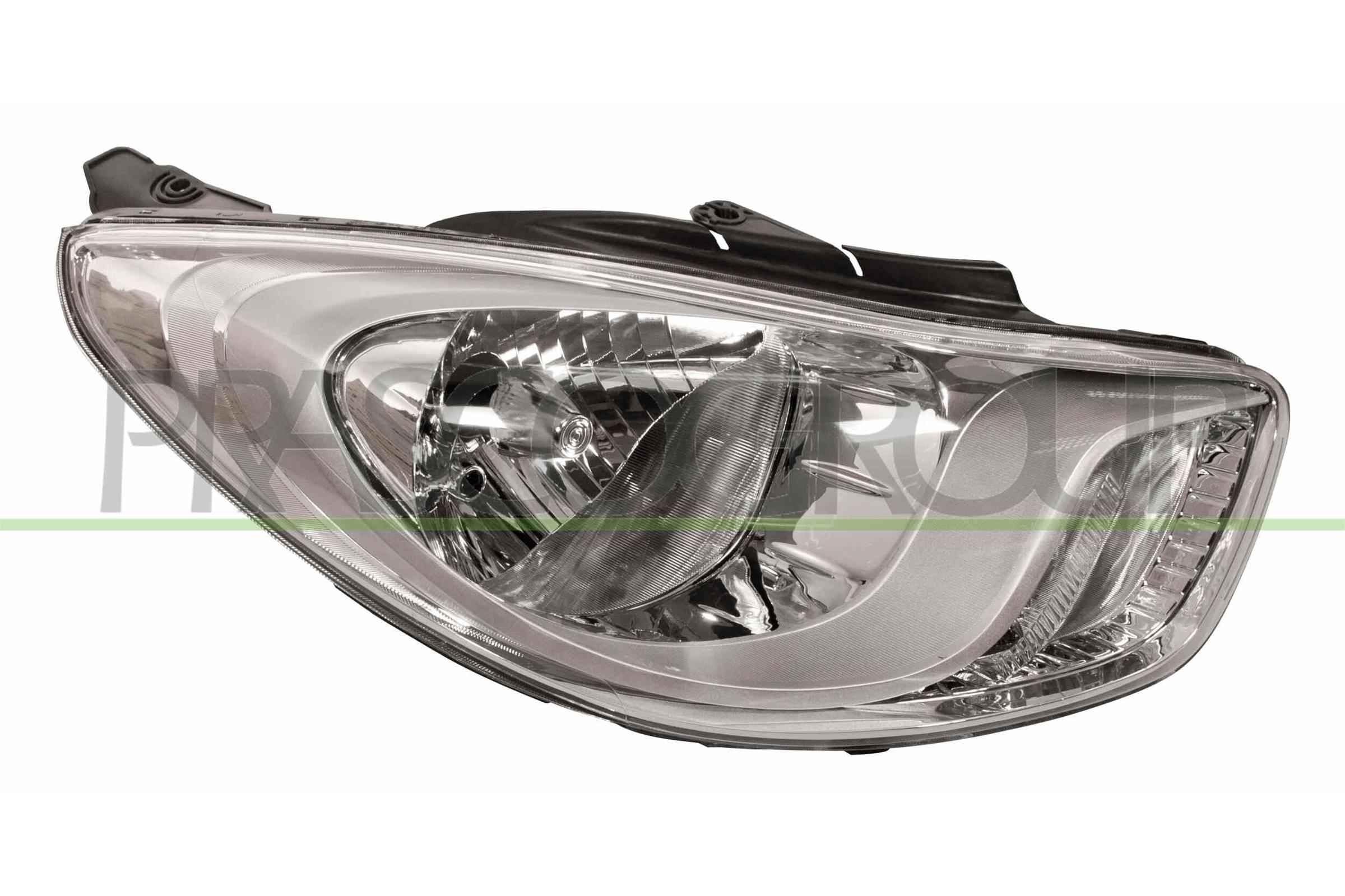 Prasco - HN0034813 - Hyundai - I10 - Mod. 01/10-04/12 - Scheinwerfer Rechts-H4-Mit Lwr-Mit Motor-Verchromt