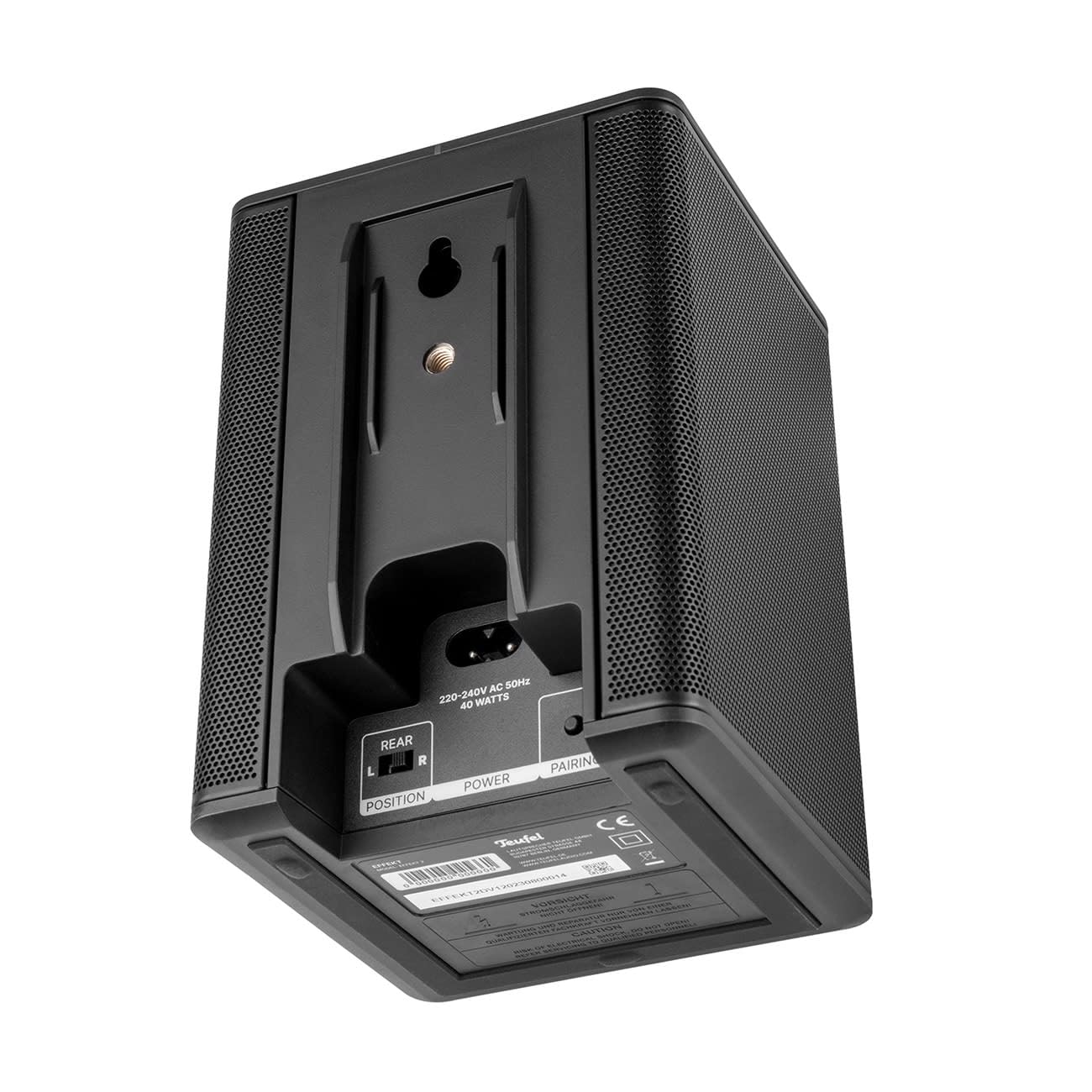 Teufel Effekt 2 Kabelloses, aktives Stereo-Lautsprecher-Paar als Rear-Speaker - Schwarz