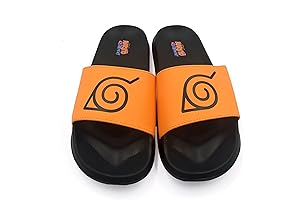 Naruto Leaf Village Symbol Slide Sandals