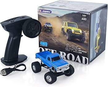 Amazon.co.jp: wheelfun JABAILE 3602 1/36 4WD 2.4G ラジコン オフ