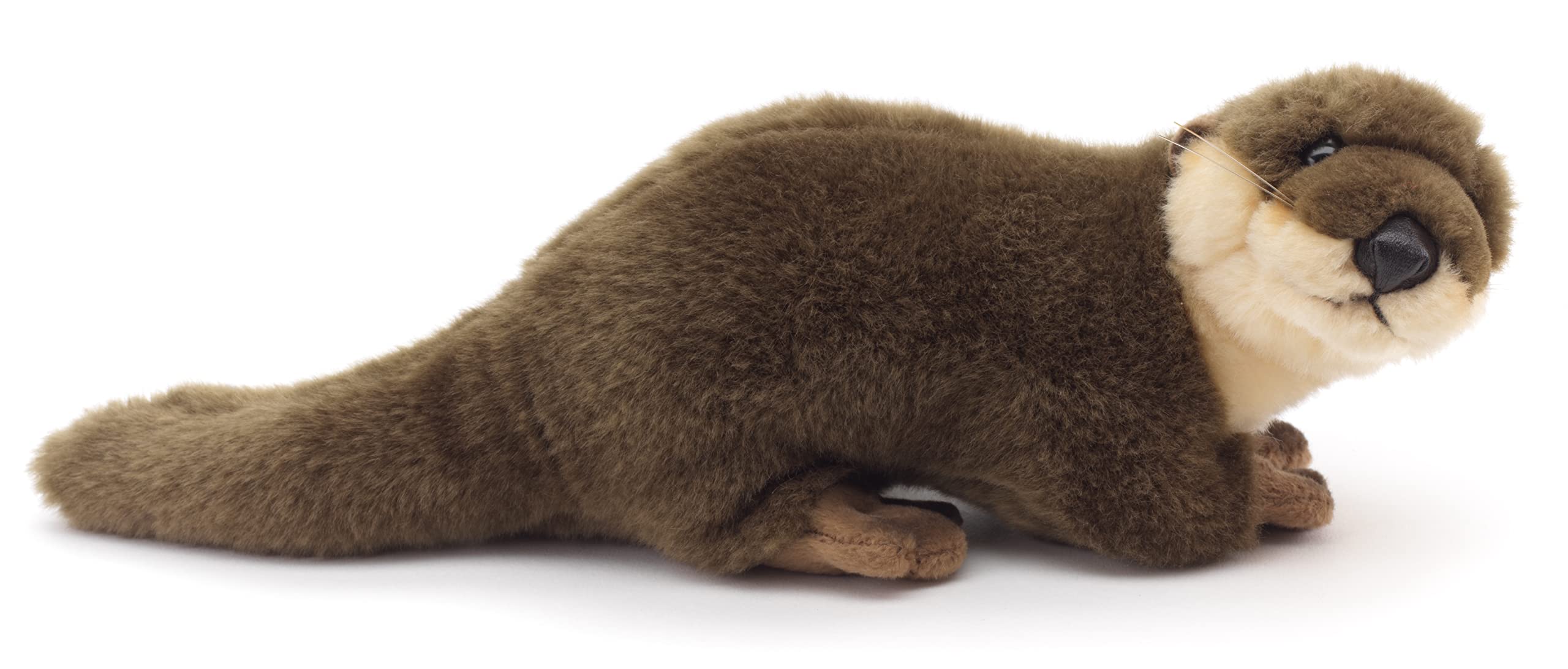 Uni-Toys - Otter, standing - 32 cm (length) - plush otter - plush toy, cuddly toy