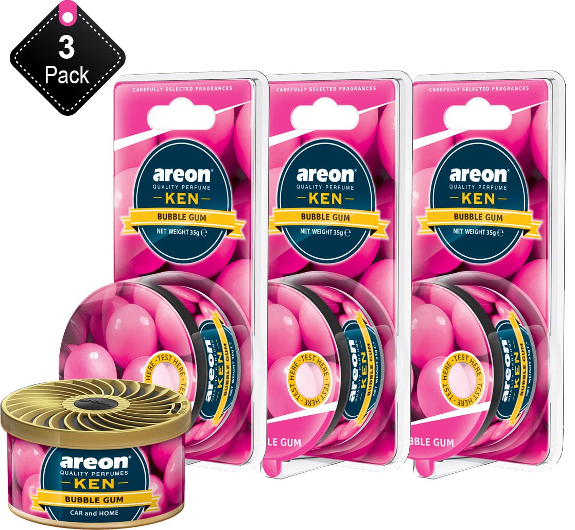 Air Freshner Ken Bubble Gum - (Pack of 3)
