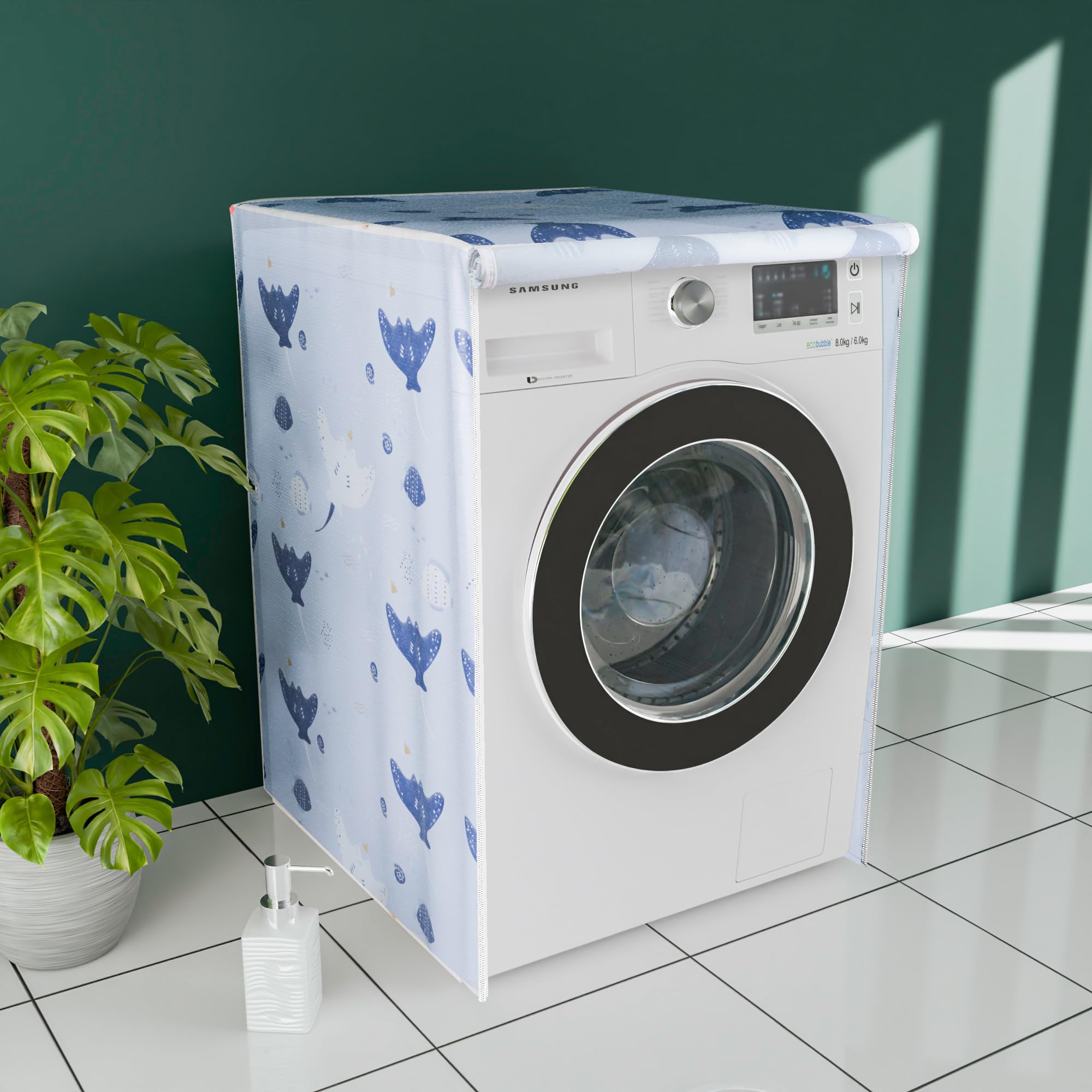 See full amazon price history chart for Kuber Industries Pack of 2 Front Load Washing Machine Cover |Waterproof And Dust Proof Fully Automatic Washing Machine Cover | Happy Ocean Laundry Machine Protect Cover With Zip | Sky Blue & Blue Kuber Industries Pack of 2 Front Load Washing Machine Cover |Waterproof And Dust Proof Fully Automatic Washing Machine Cover | Happy Ocean Laundry Machine Protect Cover With Zip | Sky Blue & Blue (B0D4V5DMKR) Amazon Price History, Amazon Price Tracker