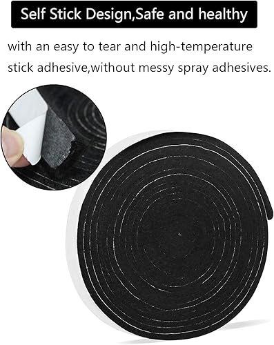 Miniatura 3 de Junta de repuesto para huevo verde grande, extragrande, accesorios de piezas de huevos verdes, material de alta temperatura, autoadhesivo, 15 pies