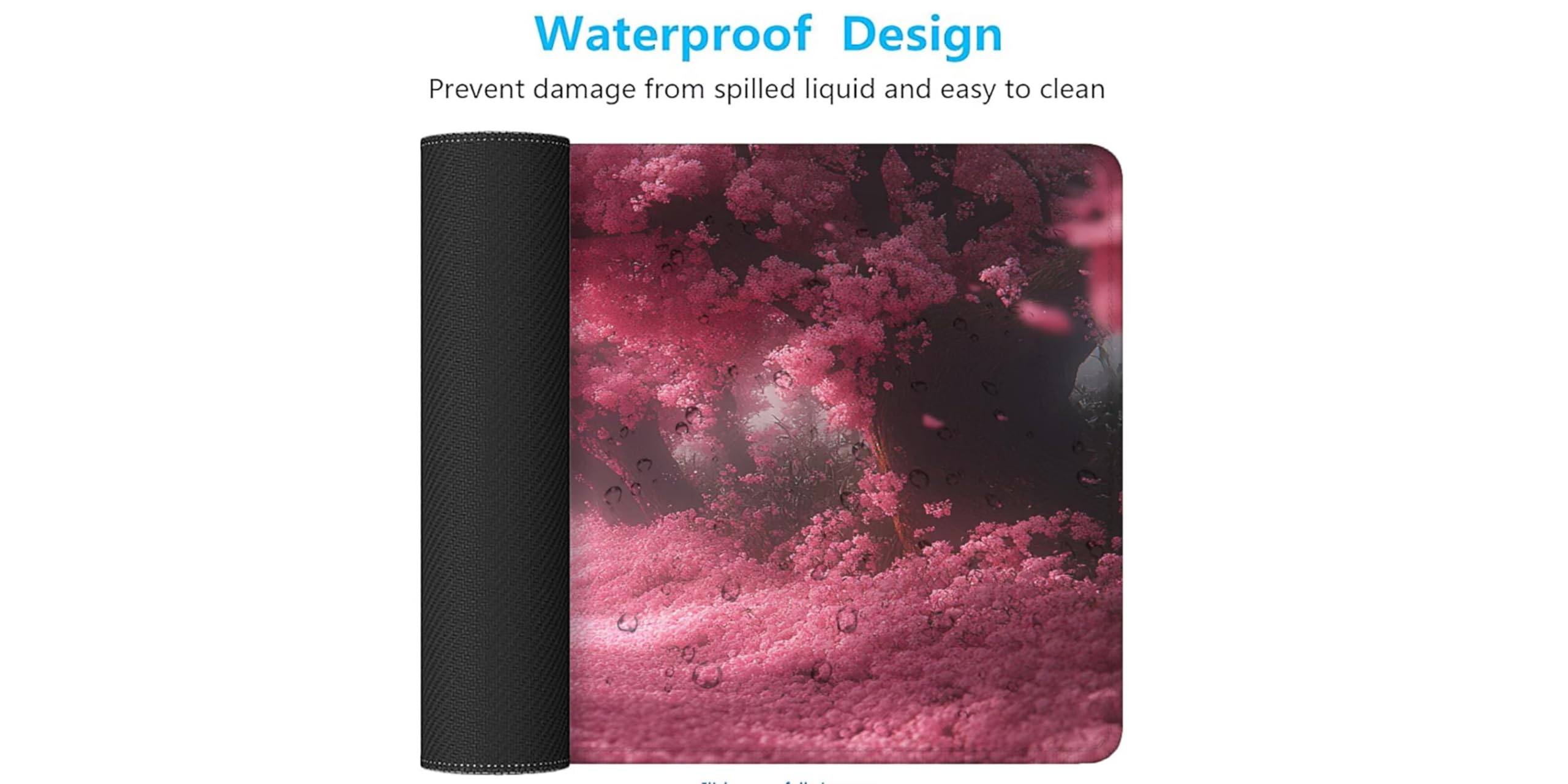 Podkładka pod mysz XXL 1600 x 800 mm różowa podkładka pod mysz krajobrazowa biurko podkładka pod mysz do gier antypoślizgowa gumowa podstawa zszyte krawędzie akcesoria biurowe do gier do biura i
