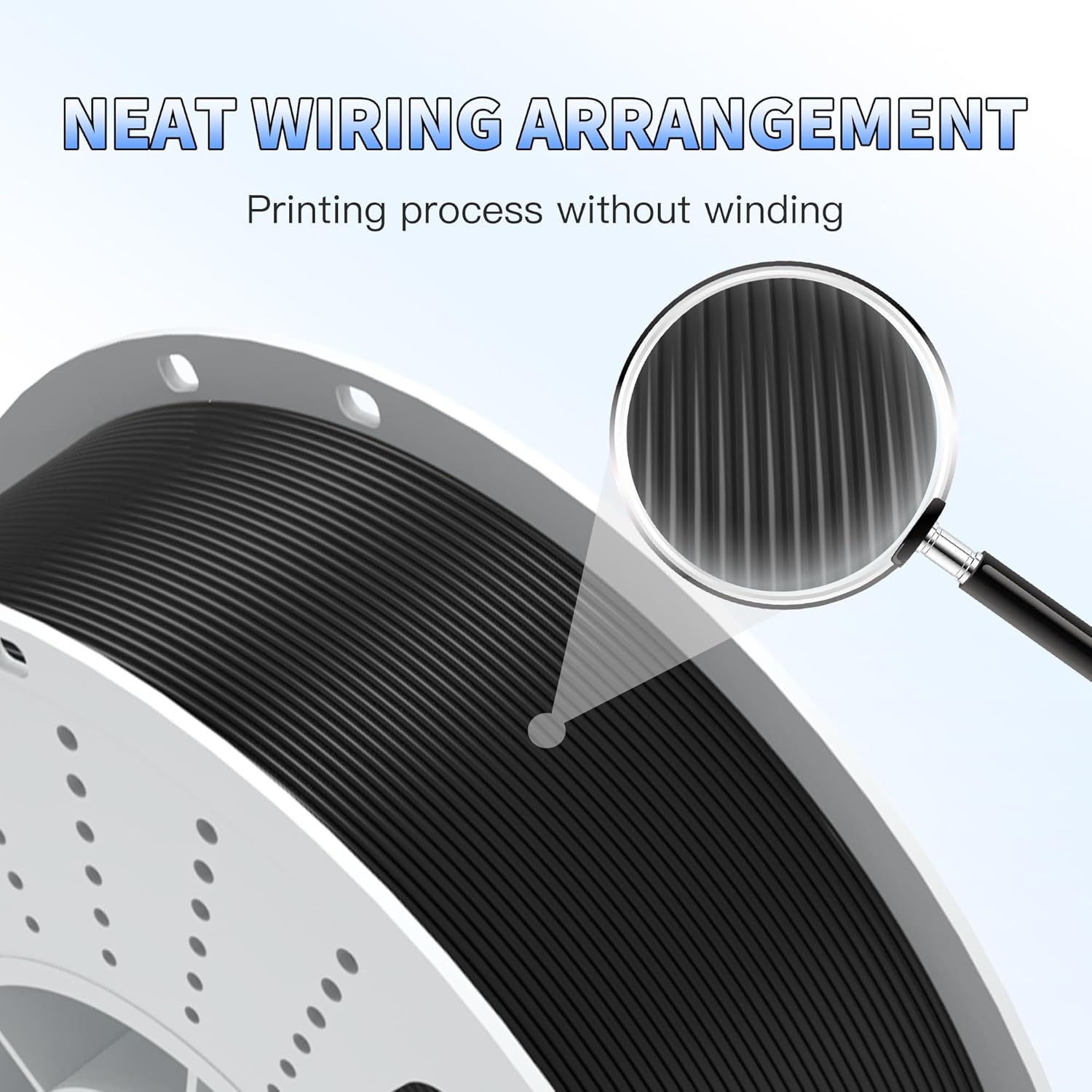 PINBALL PETG 3D Printer Filament 1.75mm High Precision Durable Moisture-Proof Strong Filament Mith Better Flow Dimensional Accuracy +/- 0.02mm Suitable for Most FDM 3D Printers 4 Kilograms Black