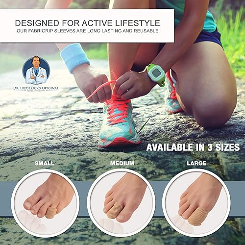 Miniatura 6 de Dr. Frederick's Original Puntera de tela - Separadores de dedos - 3 pares - Talla S