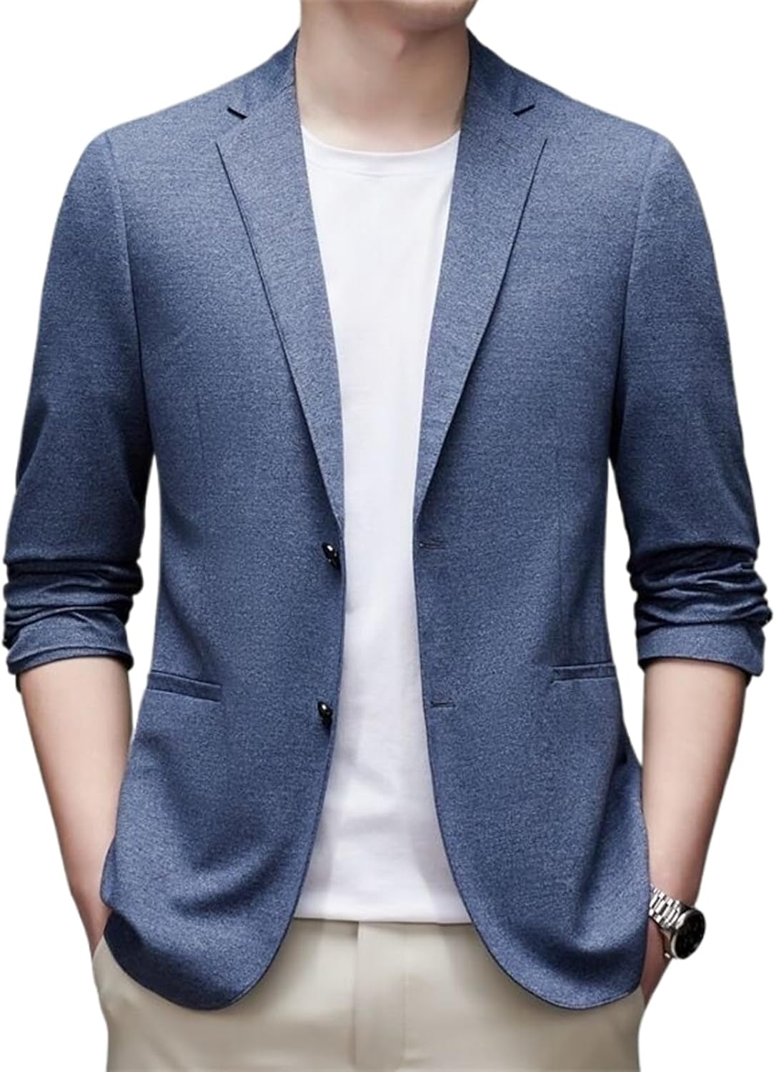 Men's Spring Fall Business Casual Thin Suit Jacket