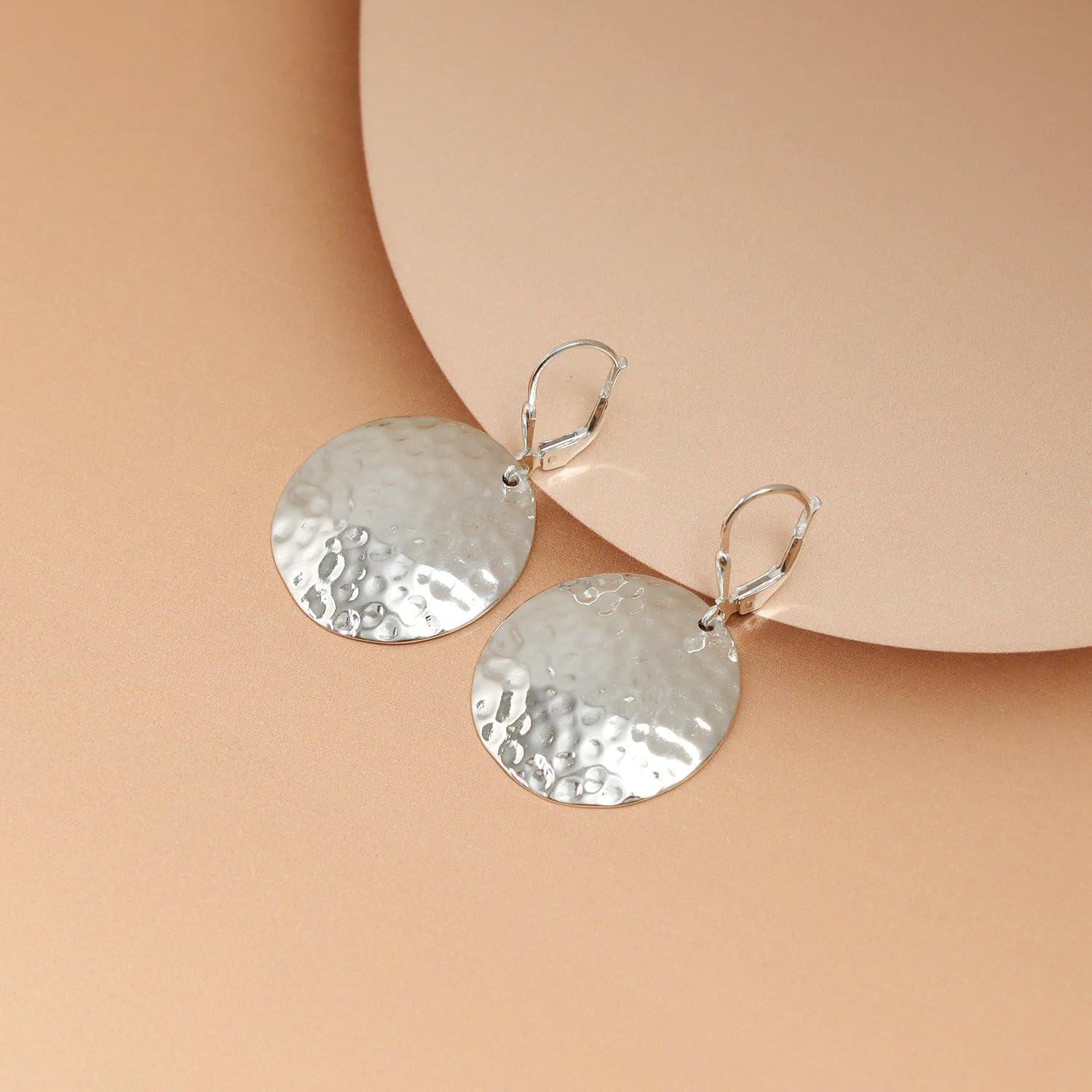 LeCalla 925 Sterling Silver Drop Earrings | Lever-Back Drop Earrings | Hypoallergenic Silver Teardrop Leverback Dangle Earring for Women Jewelry Gifts - Image 3