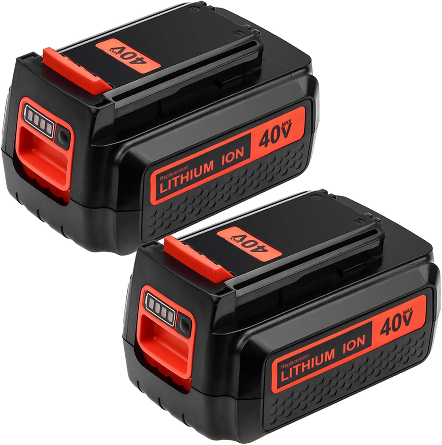 40 Volt Upgraded 3.0Ah Replacement Battery Compatible with Black and Decker 40V Battery MAX LBX2040 LBXR36 LBXR2036 LST540 LCS1240 LBX1540 LST136W Lithium Batteries (2 Packs )