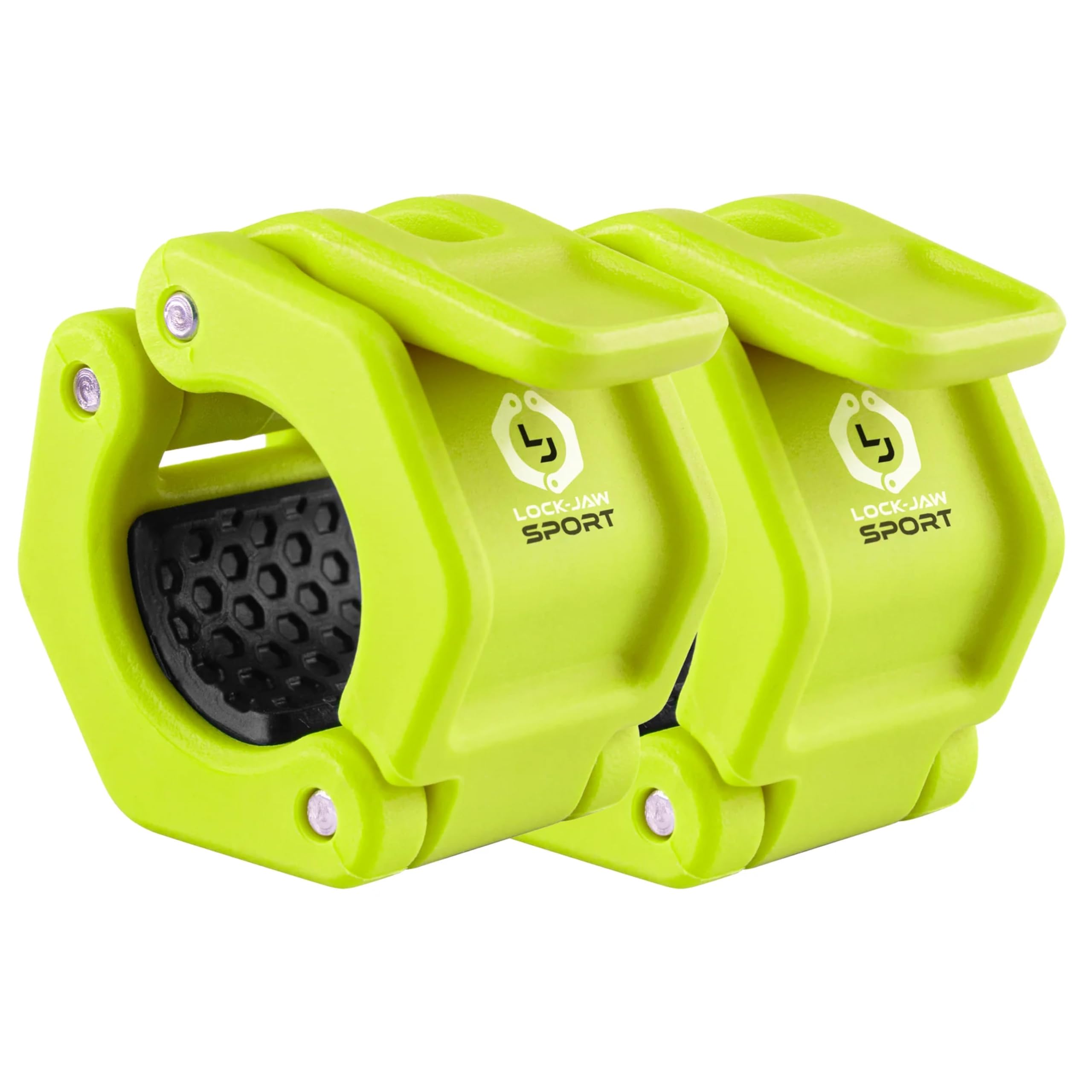 Lock-Jaw Magnetic Barbell Collars/Clamps, 1"/25mm Bars, Green